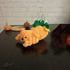 Pumpkin & Apple Spider Plushies