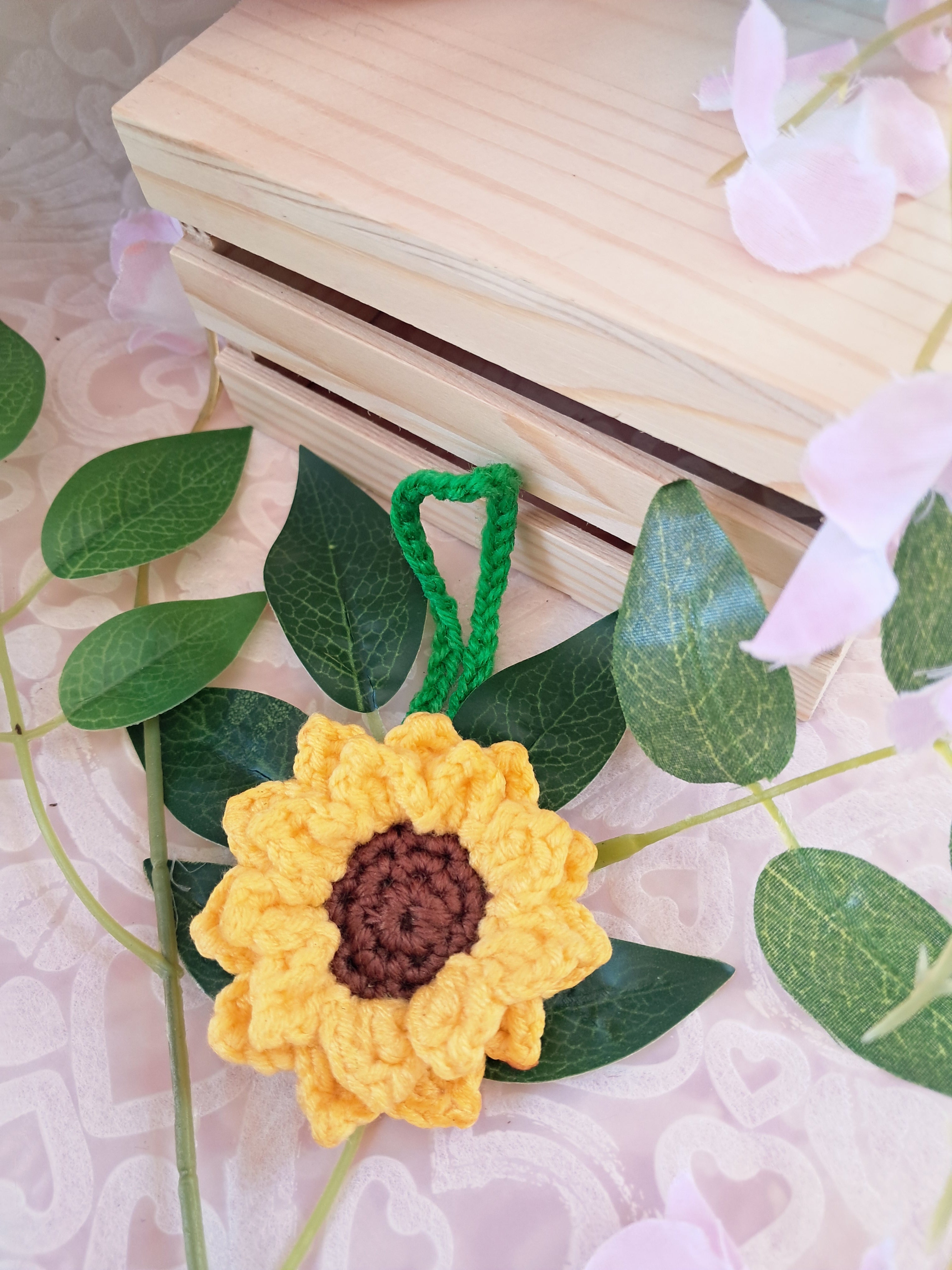 Sunflower Keychain