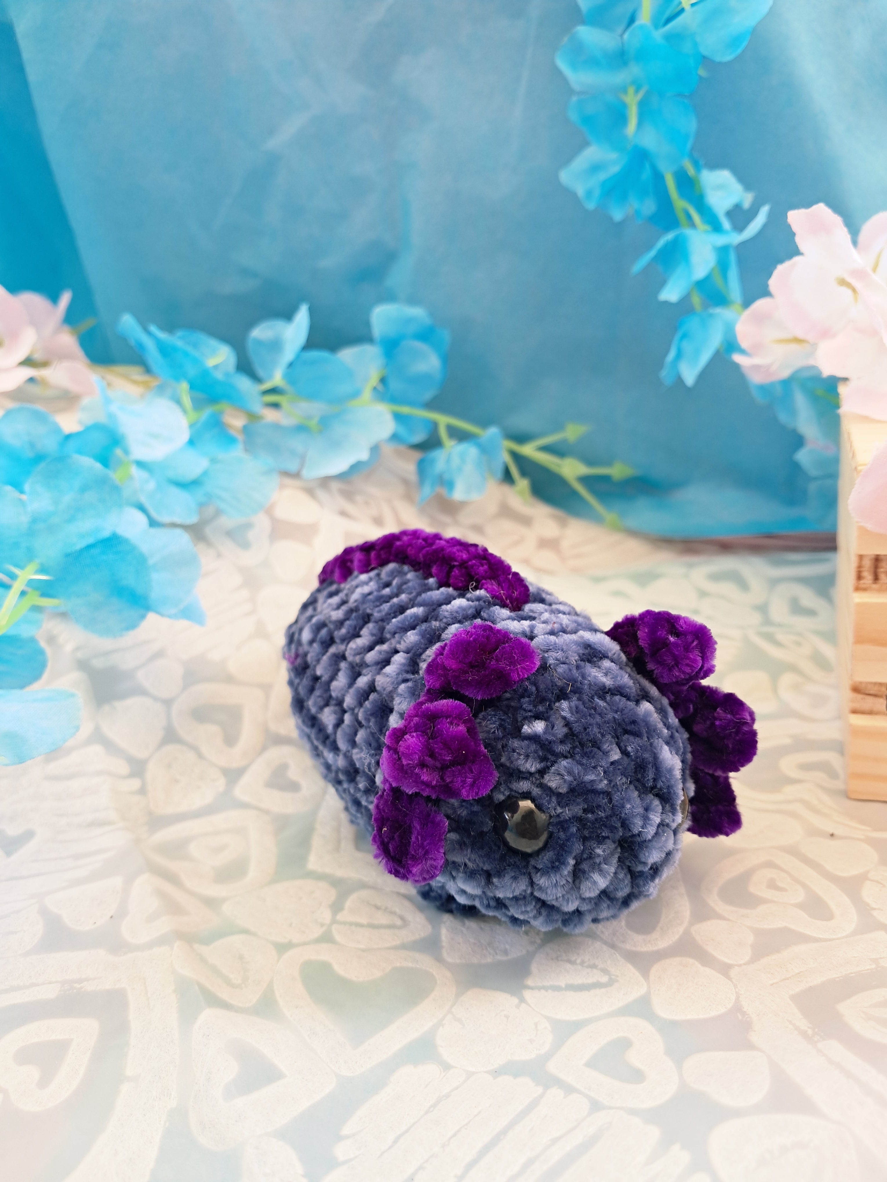 Baby Axolotl Keychain