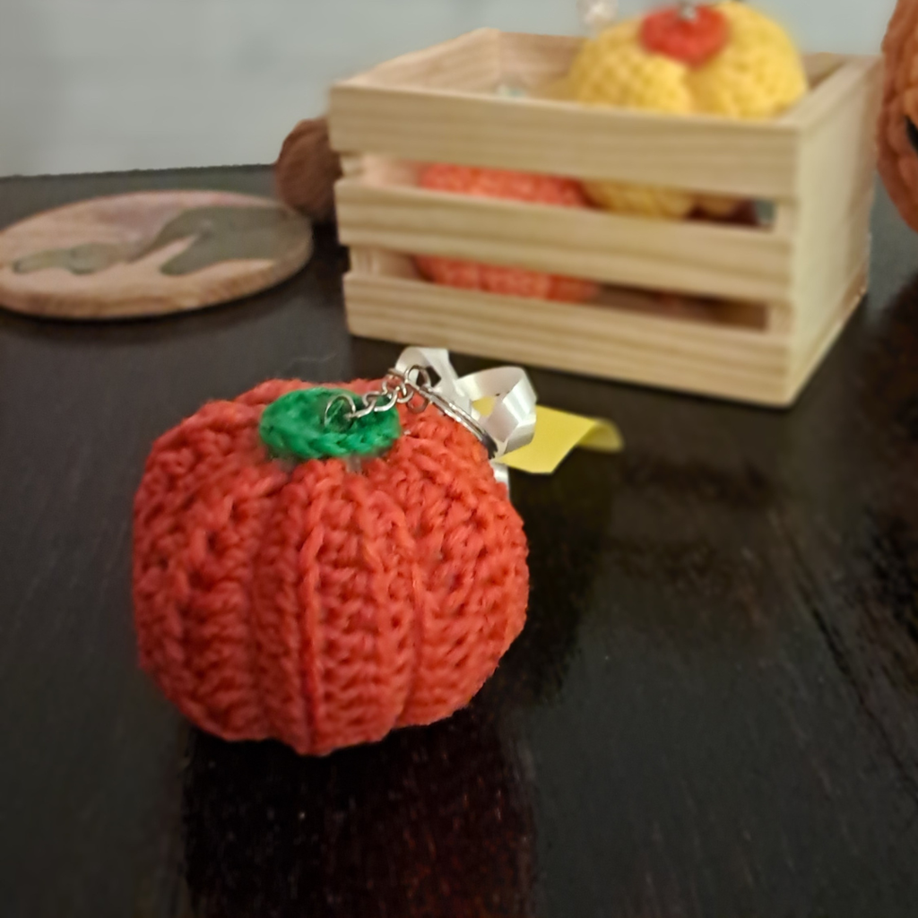 Pumpkin Keychain
